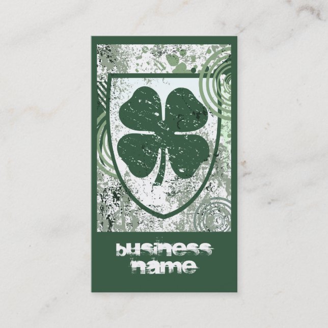 irische Stereoanlage Visitenkarte (Vorderseite)