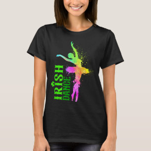 Irische Tanzfarben Frohen St. Patrick's Day Tänzer T-Shirt