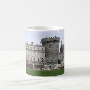 Irische Tasse, historisches Dublin Castle, Irland Kaffeetasse