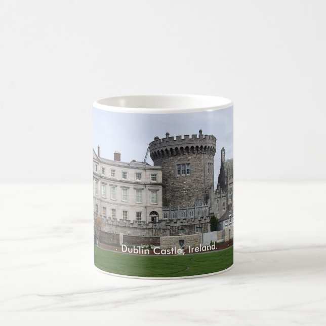 Irische Tasse, historisches Dublin Castle, Irland Kaffeetasse (Mittel)