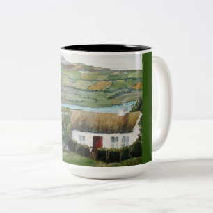 Irische Tasse, Kaffee, Tee, Irland Zweifarbige Tasse