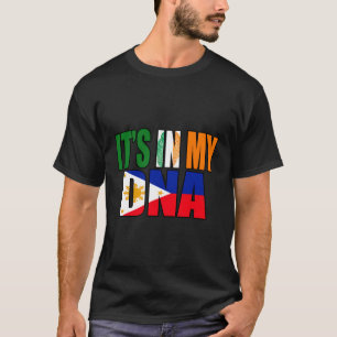 Irische und philippinische Mix-DNA-Flagge - Gesche T-Shirt