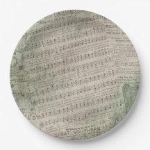 Irische Vintage Blatt-Musik, Tragen des Grüns