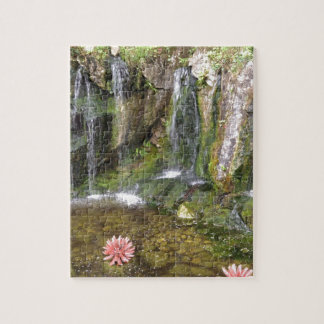 Irische Wasserfälle im Geschwätz-Schloss-Garten Puzzle