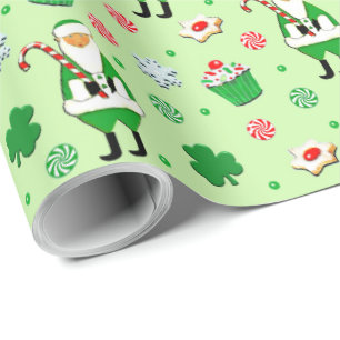 Irische Weihnachtspapier Geschenkpapier