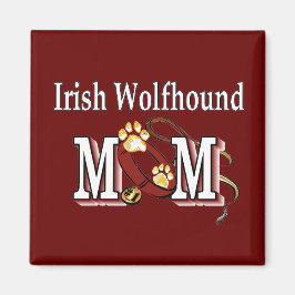 irische Wolfhund-Mama-Geschenke Magnet
