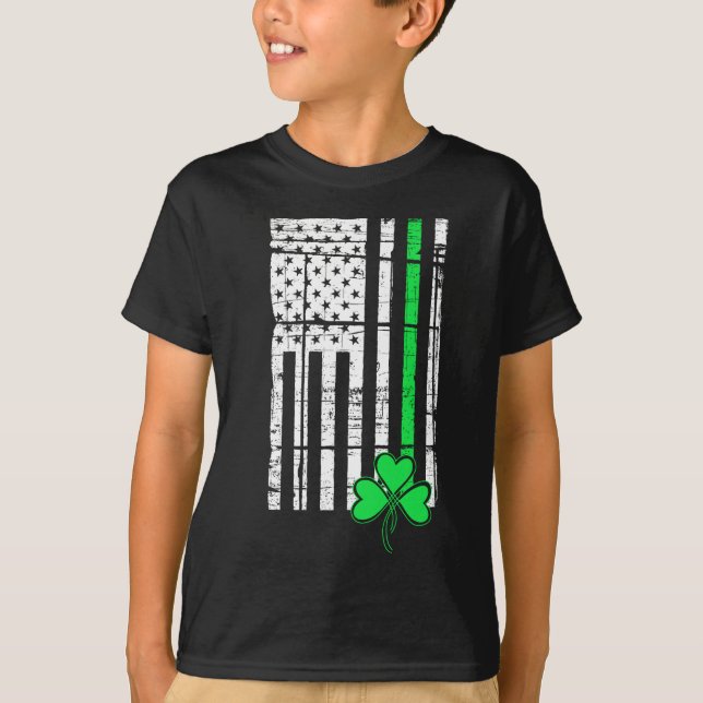 Irischen Flagge-St Patrick Tag T-Shirt (Vorderseite)