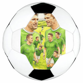 Irischen Fußball feiern