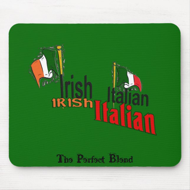 IRISCHEN ITALIENER-ST PATRICK TAG MOUSEPAD (Vorne)
