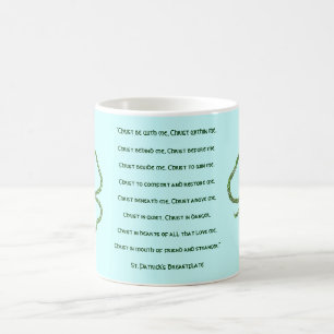 Irischen keltischen Kleeblatt-Knoten-St Patrick Tasse