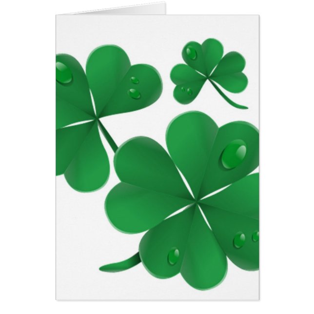 Irischen segnenst patrick Tageskarte (Vorne)