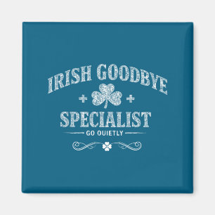 Irischer Abschiedsspezialist lustiger St. Patrick' Magnet