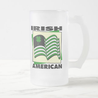 Irischer Amerikaner Mattglas Bierglas