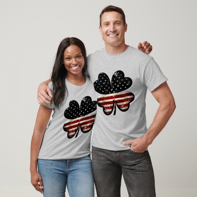 irischer Amerikaner T-Shirt (Unisex)