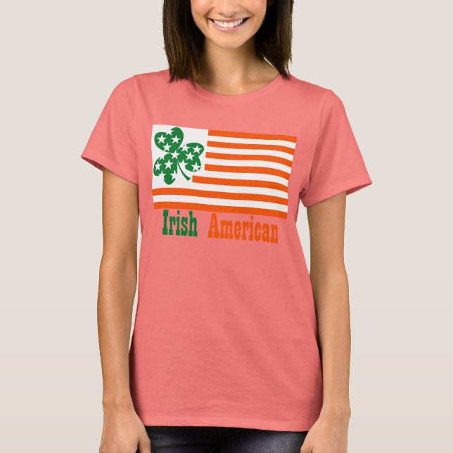 irischer Amerikaner T-Shirt (Vorderseite)