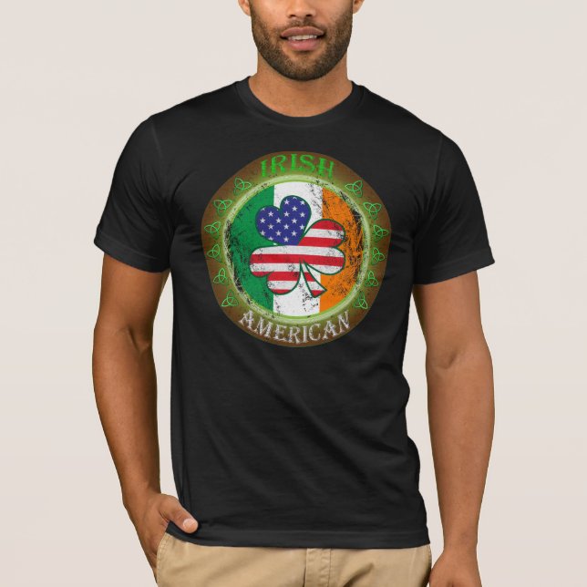 irischer Amerikaner T-Shirt (Vorderseite)