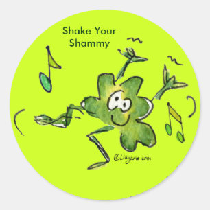 Irischer Aufkleber des Kleeblatt-n des Rollen03