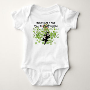 Irischer Baby-Leprechaun-Segen  Baby Strampler