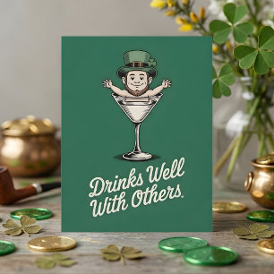 Irischer Bar-Humor St. Patricks Day Karte