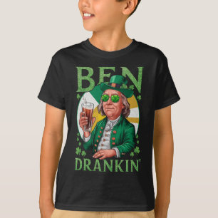 Irischer Ben trank Bier - St. Patricks Männer und T-Shirt