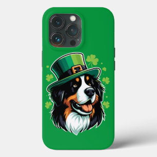 Irischer Berner Hund Leprechaun Hut St. Patrick's Case-Mate iPhone Hülle