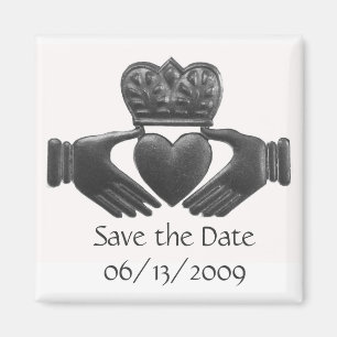 Irischer Claddagh Save-the-Date-Magnet Magnet