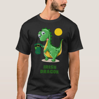 Irischer Drache St. Patricks Tag T-Shirt