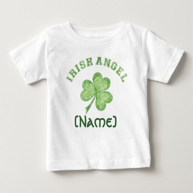 Irischer Engel Baby T-shirt (Vorderseite)