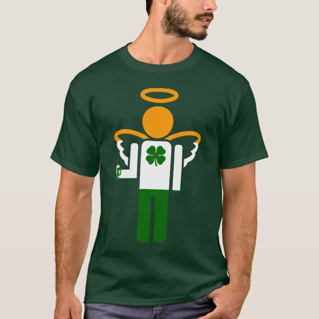 irischer Engel T-Shirt (Vorderseite)