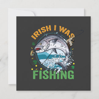 Irischer Fischerei-Witz zum St. Patrick's Day Einladung
