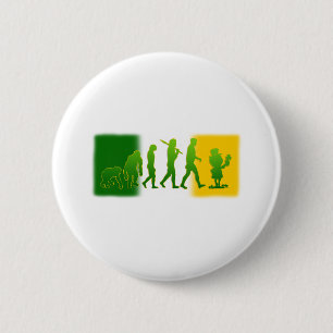 Irischer Flagge Kobold-Evolutionsgang Button