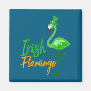 Irischer Flamingo - Lustiges Irland-Tierliebhaber- Magnet