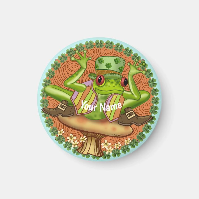 Irischer Frosch  Magnet (Vorne)
