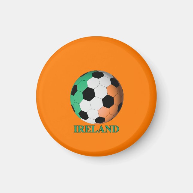 irischer Fußball Magnet (Vorne)