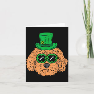 Irischer Goldendoodle Doodle Hund Lustig St. Patri Karte