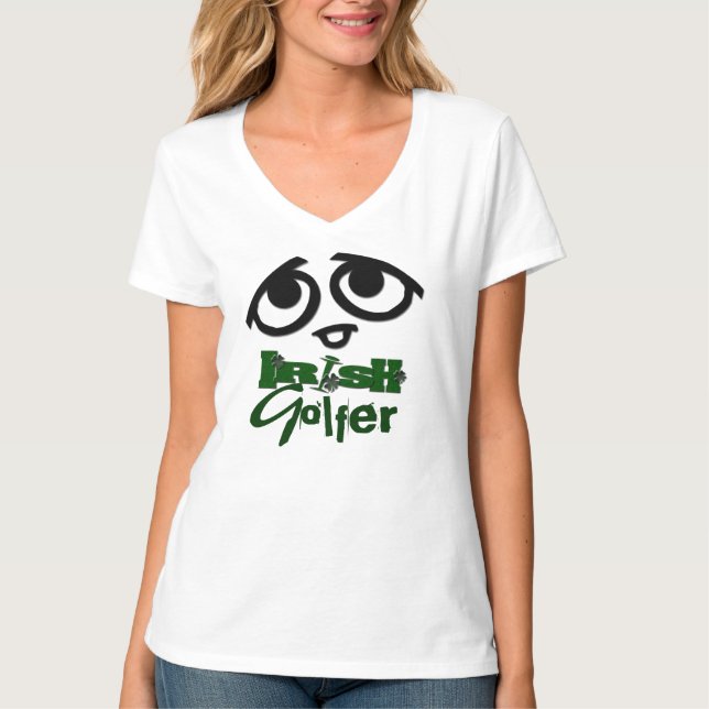 Irischer Golfspieler T-Shirt (Vorderseite)
