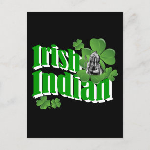 irischer Indianer Postkarte