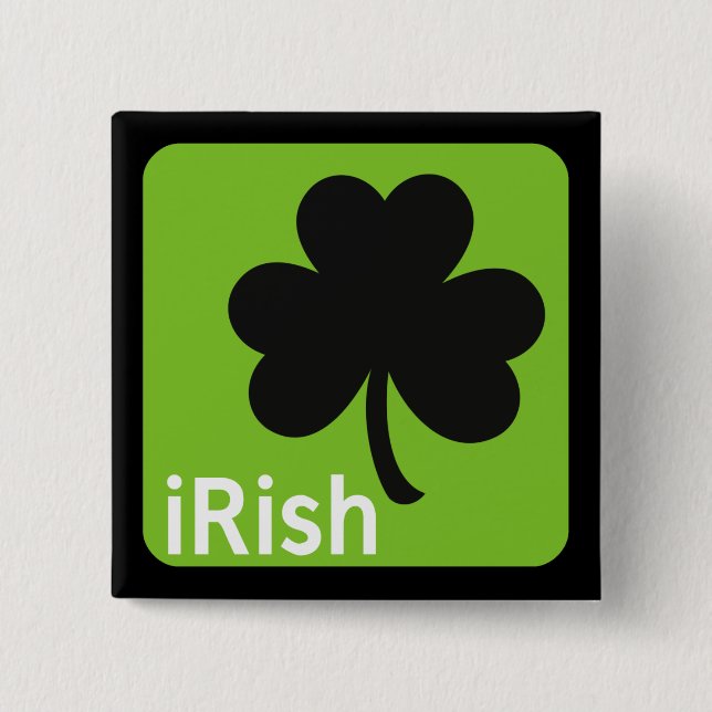irischer (irischer) Knopf Button (Vorderseite)