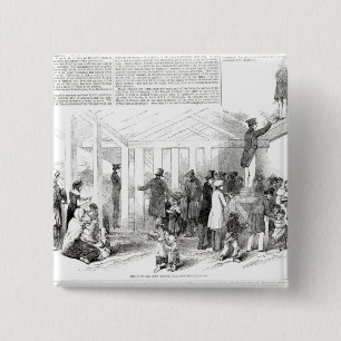 Irischer Kartoffel-Hunger, 1847 Button