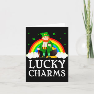 Irischer Kleeblatt Kobold St. Patrick's Day Glück  Karte