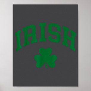 Irischer Kleeblatt St. Patrick's Day Irland Stolz Poster