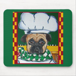 Irischer Koch-Pug Mousepad