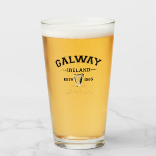 Irischer Landkreis Galway Irland Personalisierter  Glas