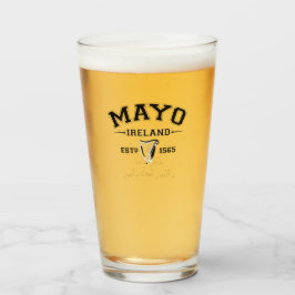 Irischer Landkreis Mayo Irland Personalisierter Te Glas