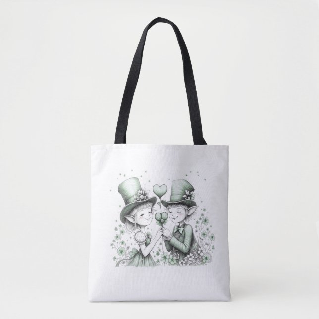 Irischer Pixie-Magie-St.-Patricks-Tag T-Shirt (Vorderseite)