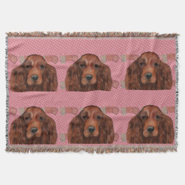 Irischer Roter Setter Decke (Vorderseite)