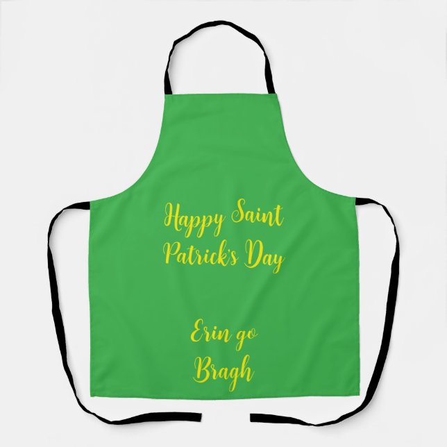 Irischer Schürze St. Patrick's Day (Vorderseite)