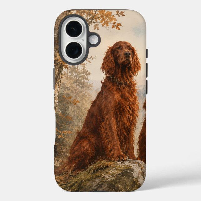  Irischer Setter  Case-Mate iPhone Hülle (Rückseite)