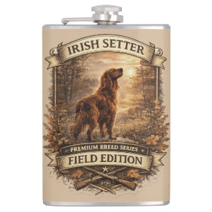 Irischer Setter Flachmann