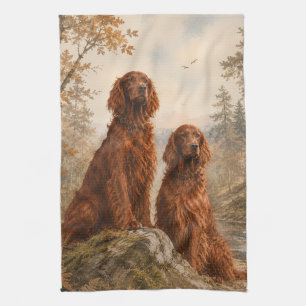 Irischer Setter Geschirrtuch